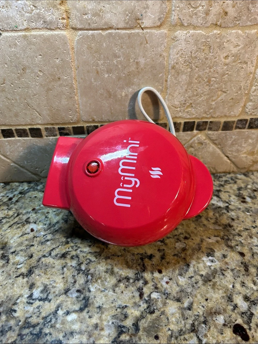 Red Portable Electric Mini donut Maker